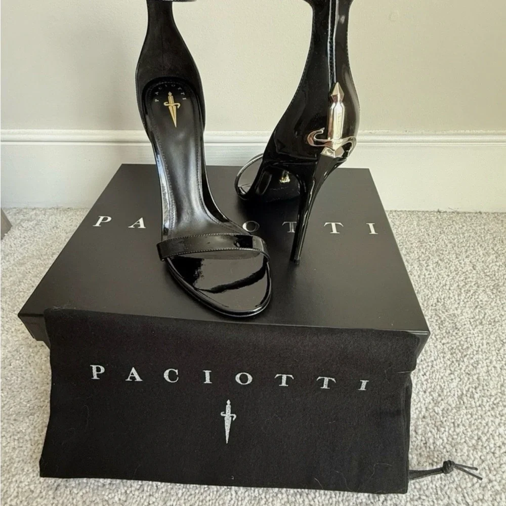 Brand NEW Cesare Paciotti Dagger Heel 40 EU 10 US - Picture 4 of 10